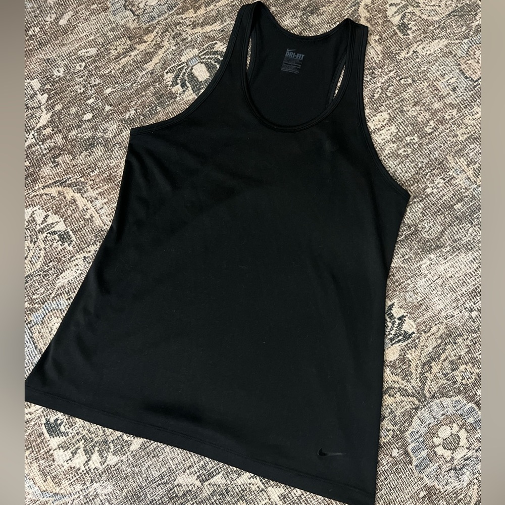 Black NIKE Dri-Fit Tank Medium